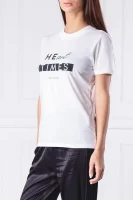 T-shirt Tecaviar | Slim Fit BOSS ORANGE biały
