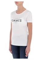 T-shirt Tefemme | Regular Fit BOSS ORANGE white