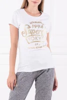 T-shirt TOKYO SPORTS FOIL ENTRY TEE | Regular Fit Superdry biały