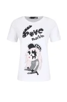 T-shirt | Regular Fit Love Moschino biały