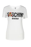 T-shirt | Regular Fit Moschino Swim biały