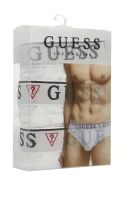 Slipy 3-pack HERO | cotton stretch Guess Underwear biały