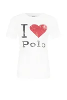 T-shirt | Loose fit POLO RALPH LAUREN biały