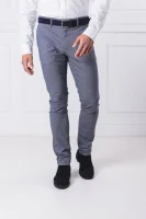 Trousers Chino denton | Straight fit Tommy Hilfiger navy blue