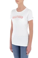 T-shirt Print | Slim Fit Tommy Hilfiger biały