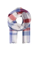 Lance Checked Scarf Tommy Hilfiger white