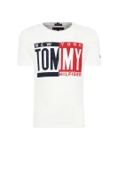 T-shirt PUFF | Regular Fit Tommy Hilfiger biały