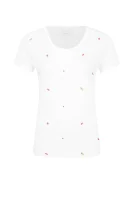 T-shirt Teallover | Slim Fit BOSS ORANGE biały