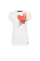 T-shirt Love Moschino biały