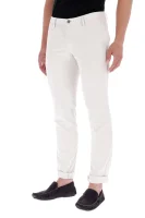 Spodnie chino Stanino16-W | Slim Fit BOSS BLACK biały