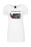 T-shirt Xinva | Regular Fit G- Star Raw biały