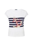 T-shirt Liu Jo Beachwear biały