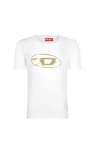 футболка | regular fit Diesel білий