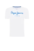 T-shirt Art | Regular Fit Pepe Jeans London biały