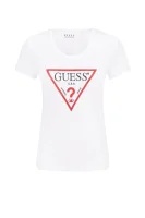 T-shirt SS CN BASIC TRIANGLE | Slim Fit GUESS biały