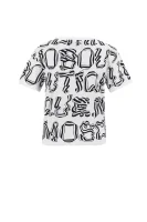 T-shirt Boutique Moschino biały