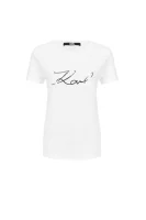 T-shirt Ikonik Karl Lagerfeld biały