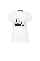 T-shirt Karl&Choupette Music Karl Lagerfeld biały