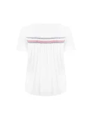 T-shirt Cora C-NK Top | Regular Fit Tommy Hilfiger biały