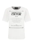 T-shirt | Loose fit Versace Jeans Couture biały