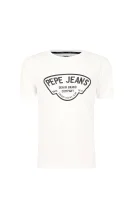 T-shirt | Regular Fit Pepe Jeans London biały