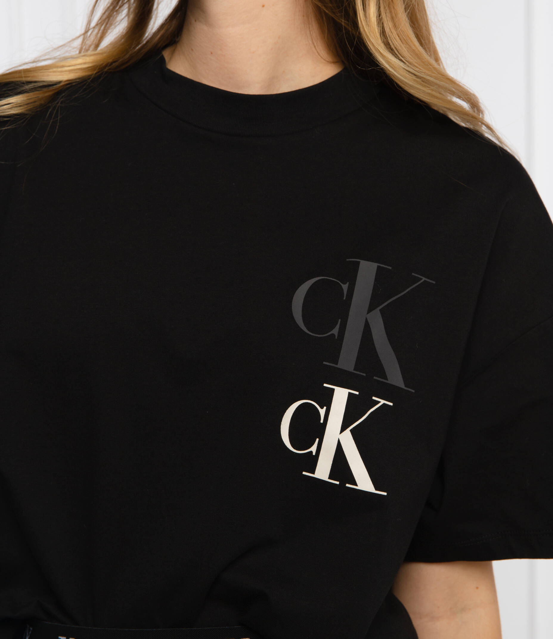 T-shirt | Oversize fit CALVIN KLEIN JEANS | Black | Gomez.pl/en