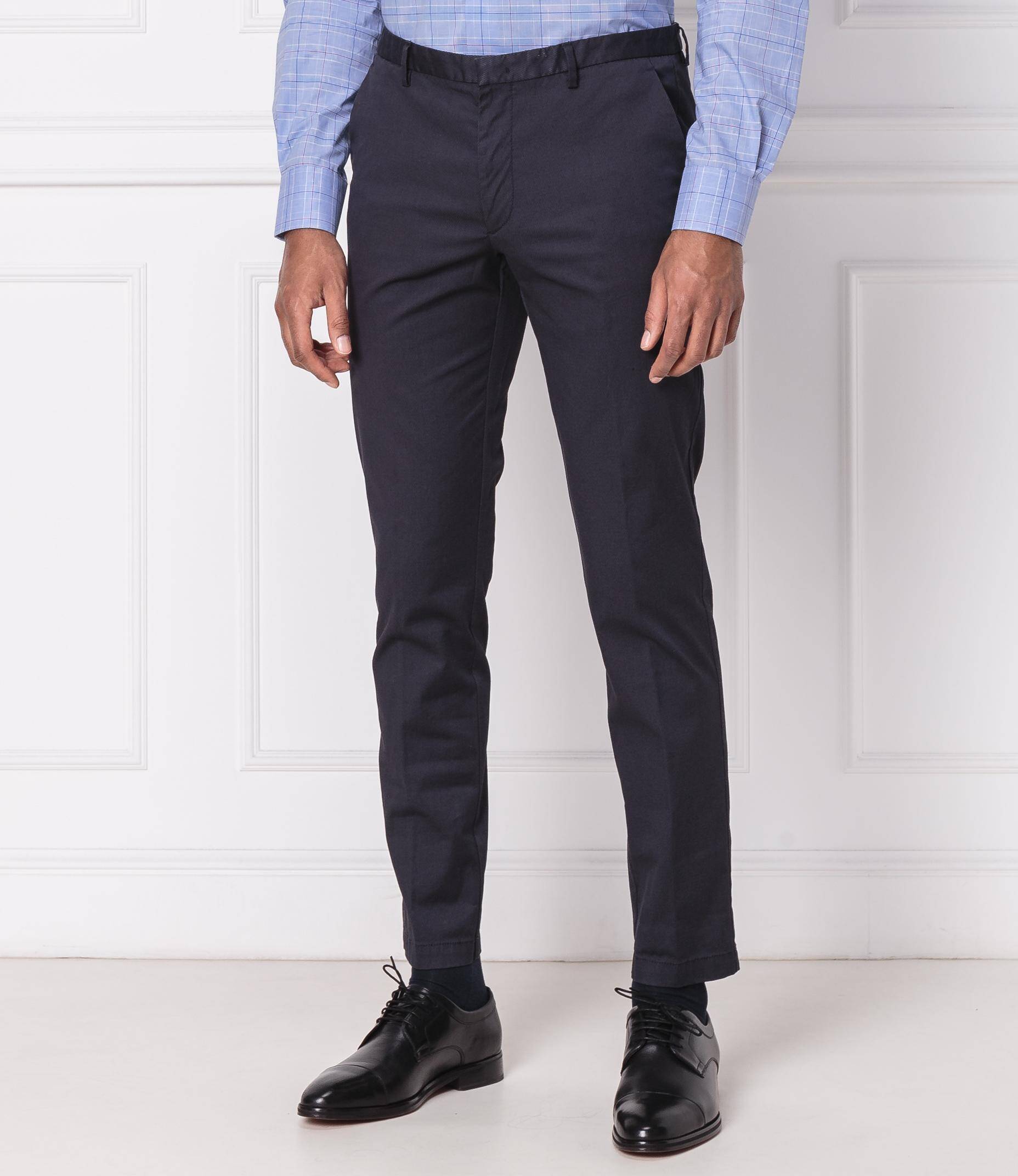 Chinos Kaito3-w | Tapered BOSS | Navy blue | Gomez.pl/en