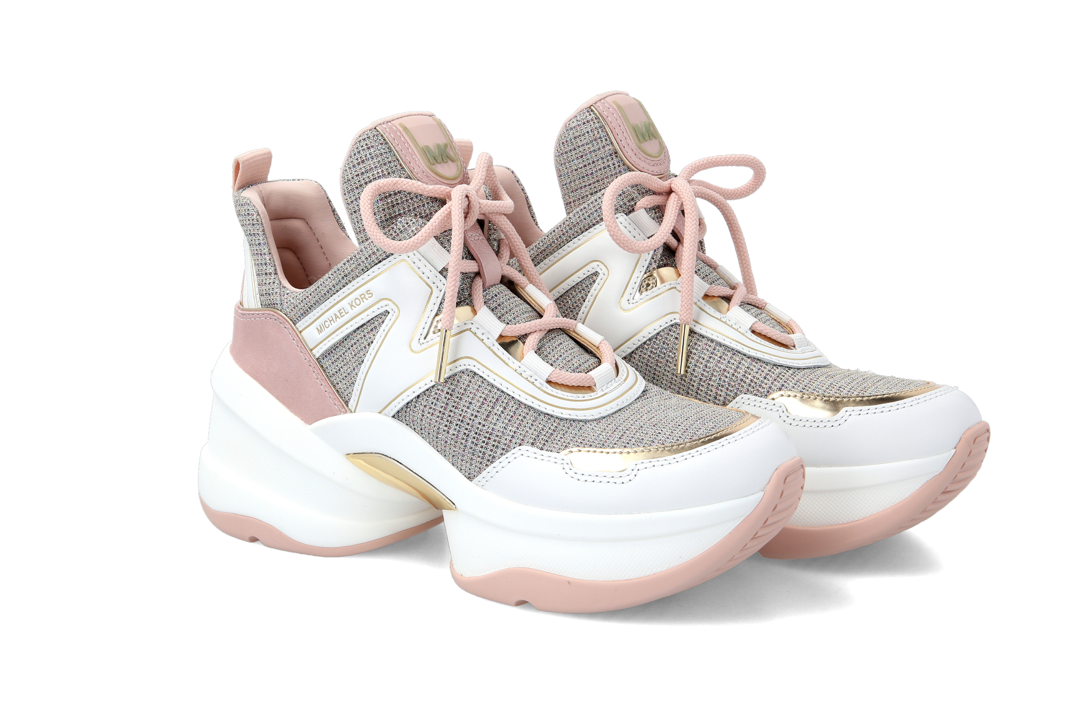 Sneakers OLYMPIA TRAINER | with addition of leather Michael Kors 