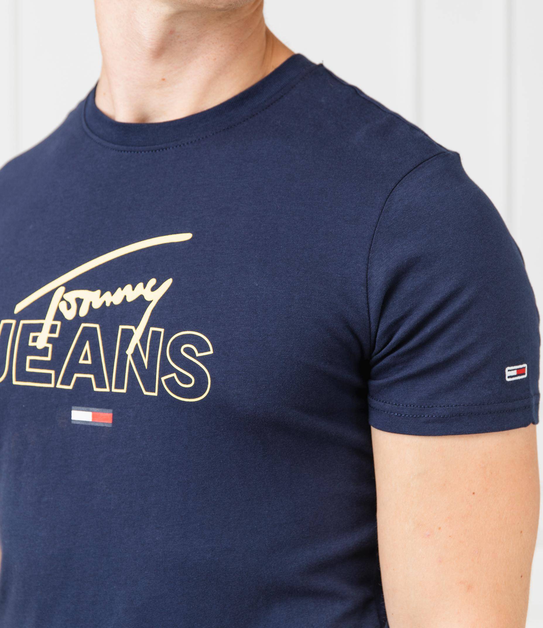T-shirt SCRIPT | Regular Fit Tommy Jeans | Navy blue | Gomez.pl/en