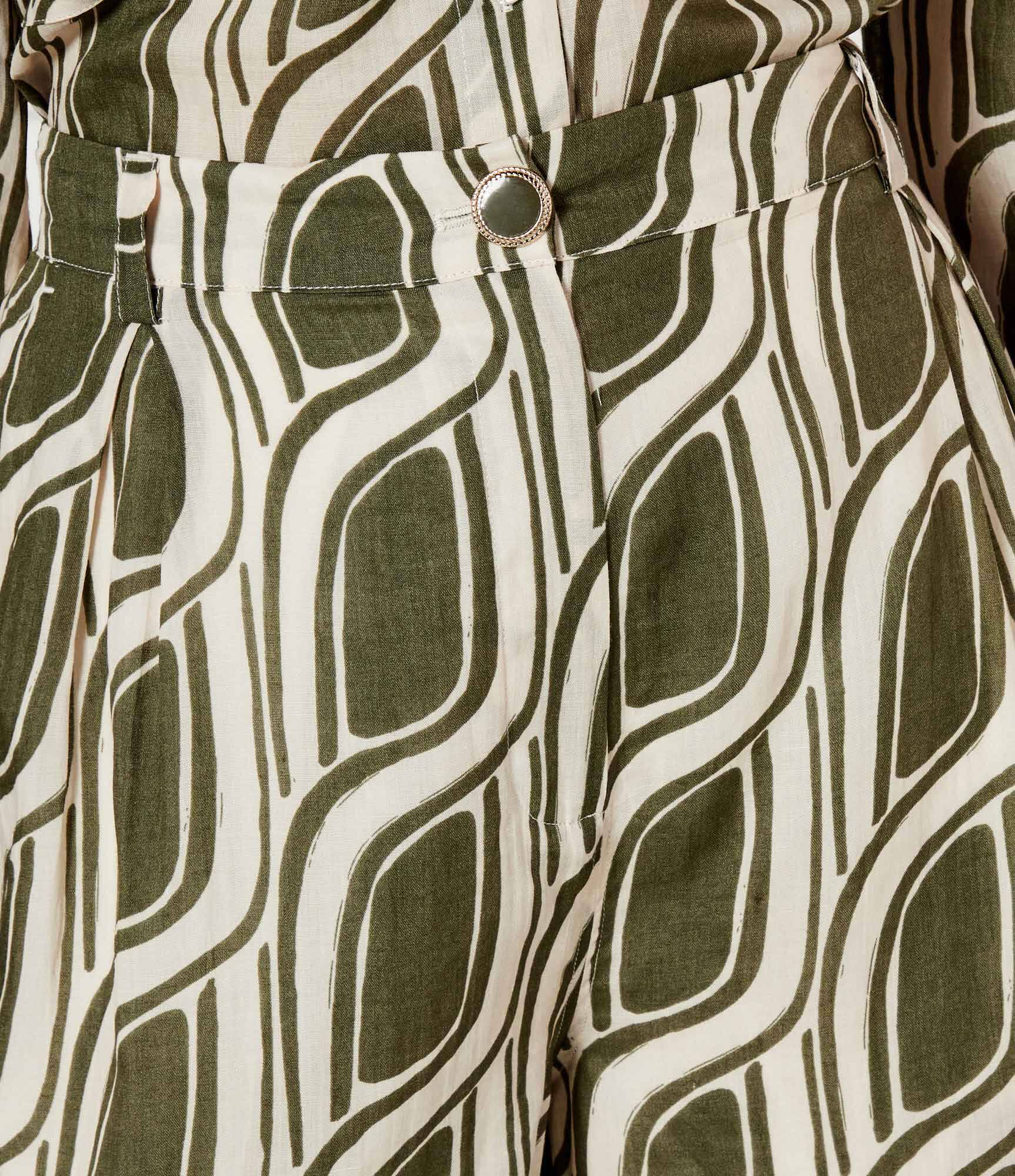 Trousers Liu Jo | flare fit | color Green | Gomez.pl/en
