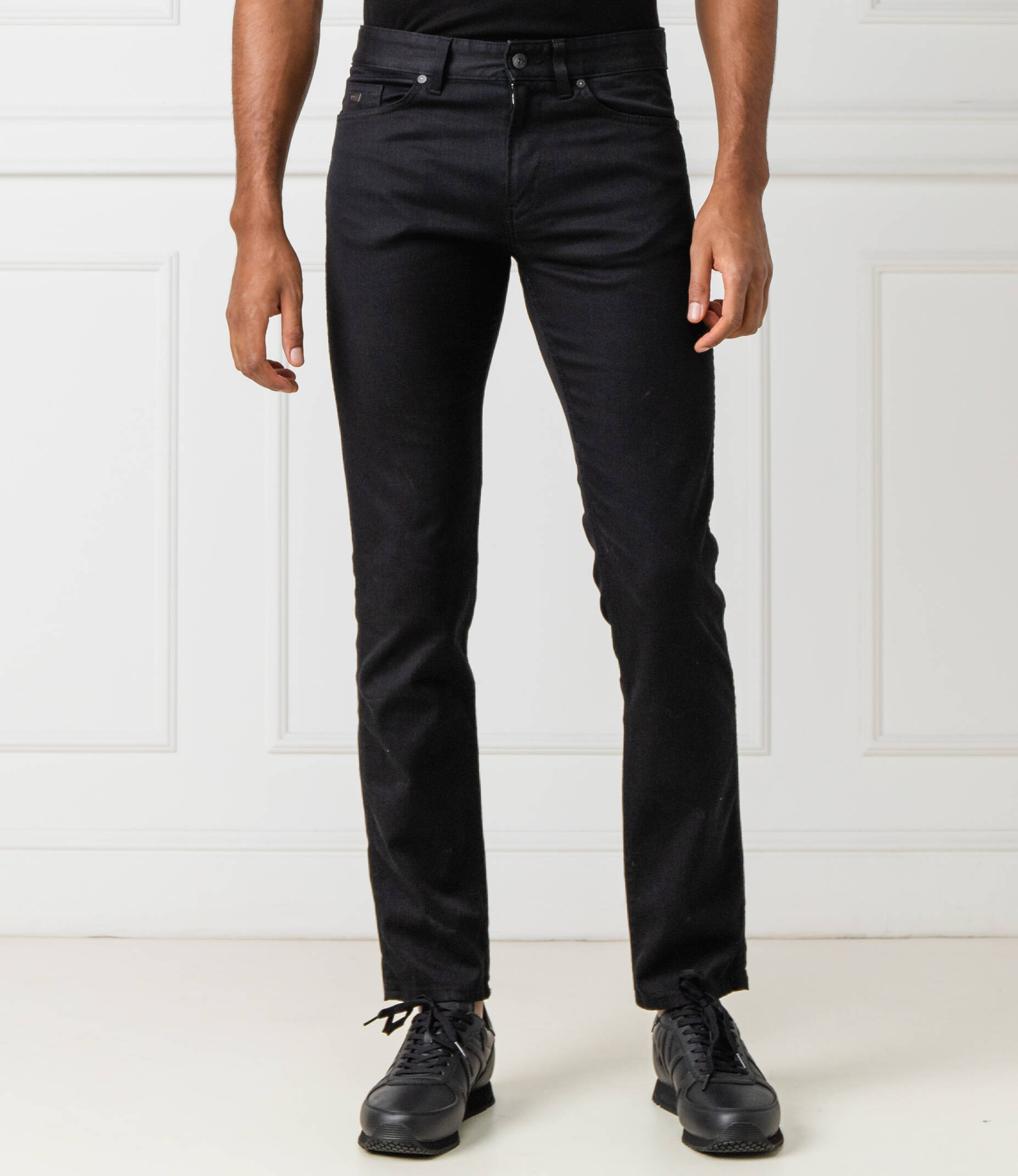 Jeans Delaware3 | Slim Fit BOSS | Black | Gomez.pl/en