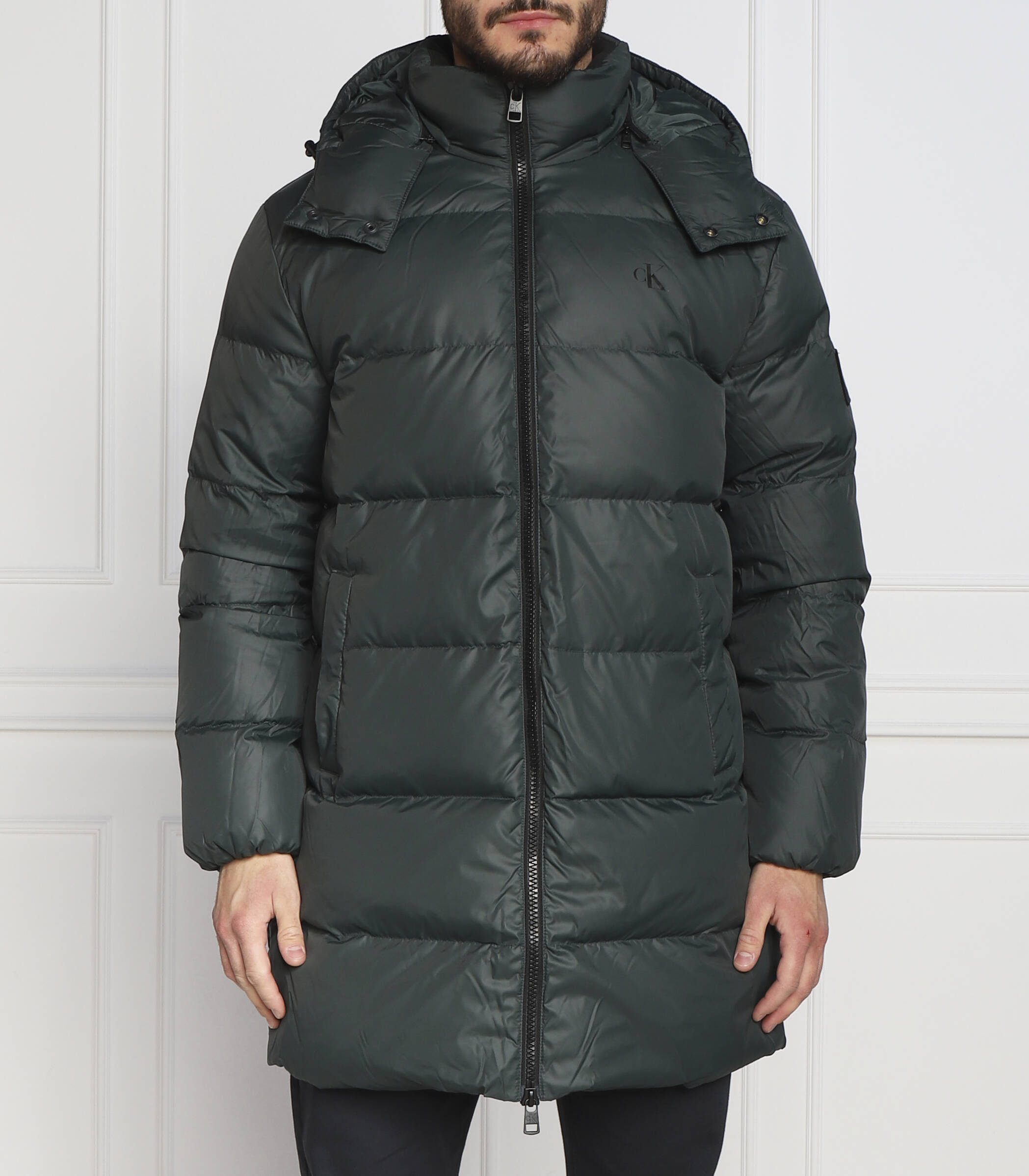 Down jacket Longline Fit Calvin Klein Jeans Green Gomez.pl en