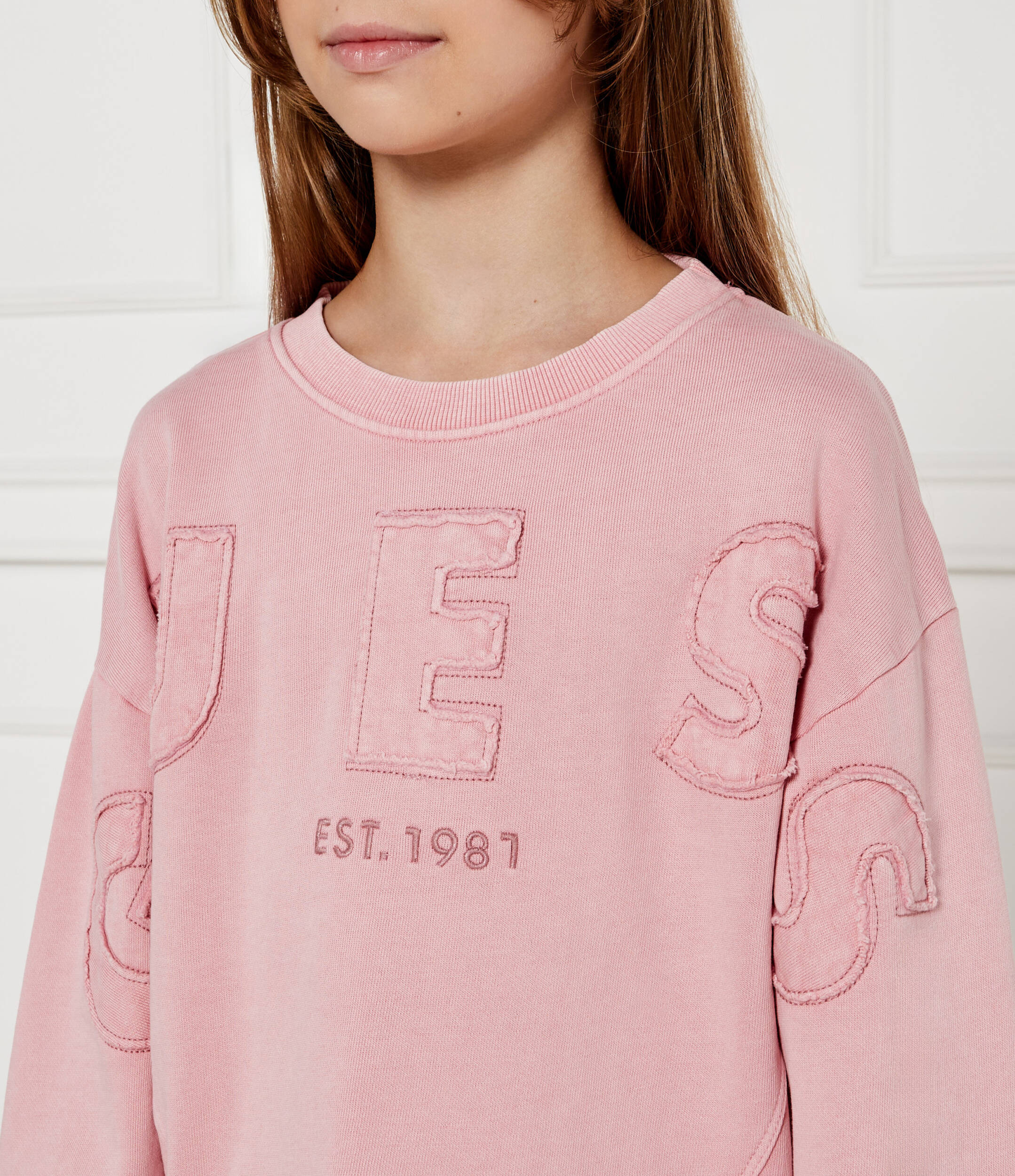Sweatshirt Guess | Oversize fit | color Pink | Gomez.pl/en