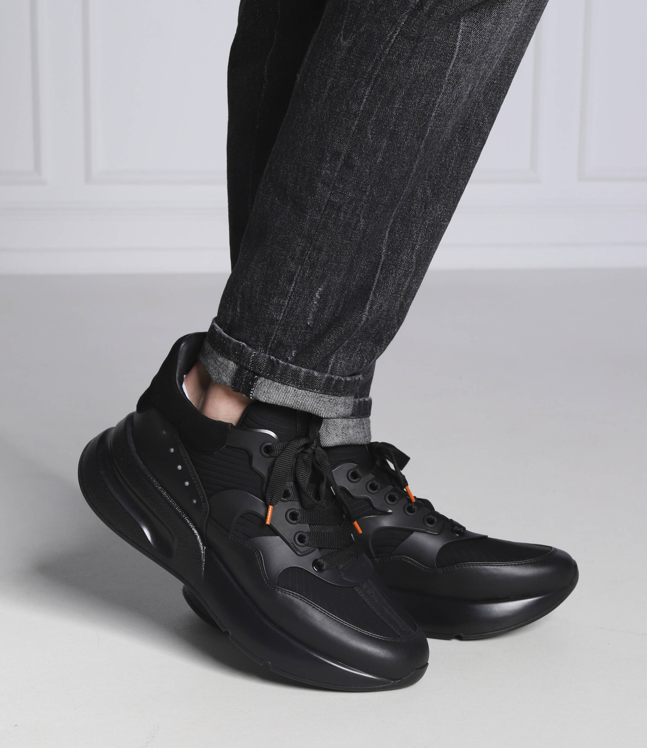 Leather sneakers nappa joey Alexander McQueen | color Black