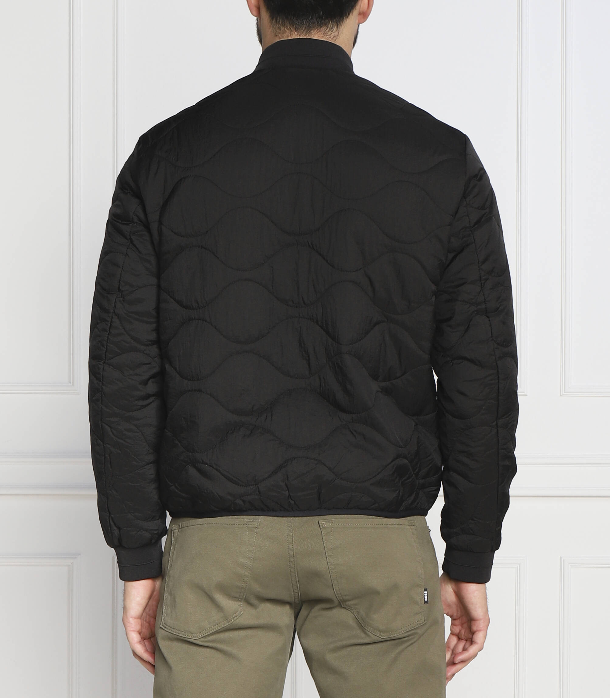 Bomber jacket | Regular Fit Calvin Klein | Black | Gomez.pl/en