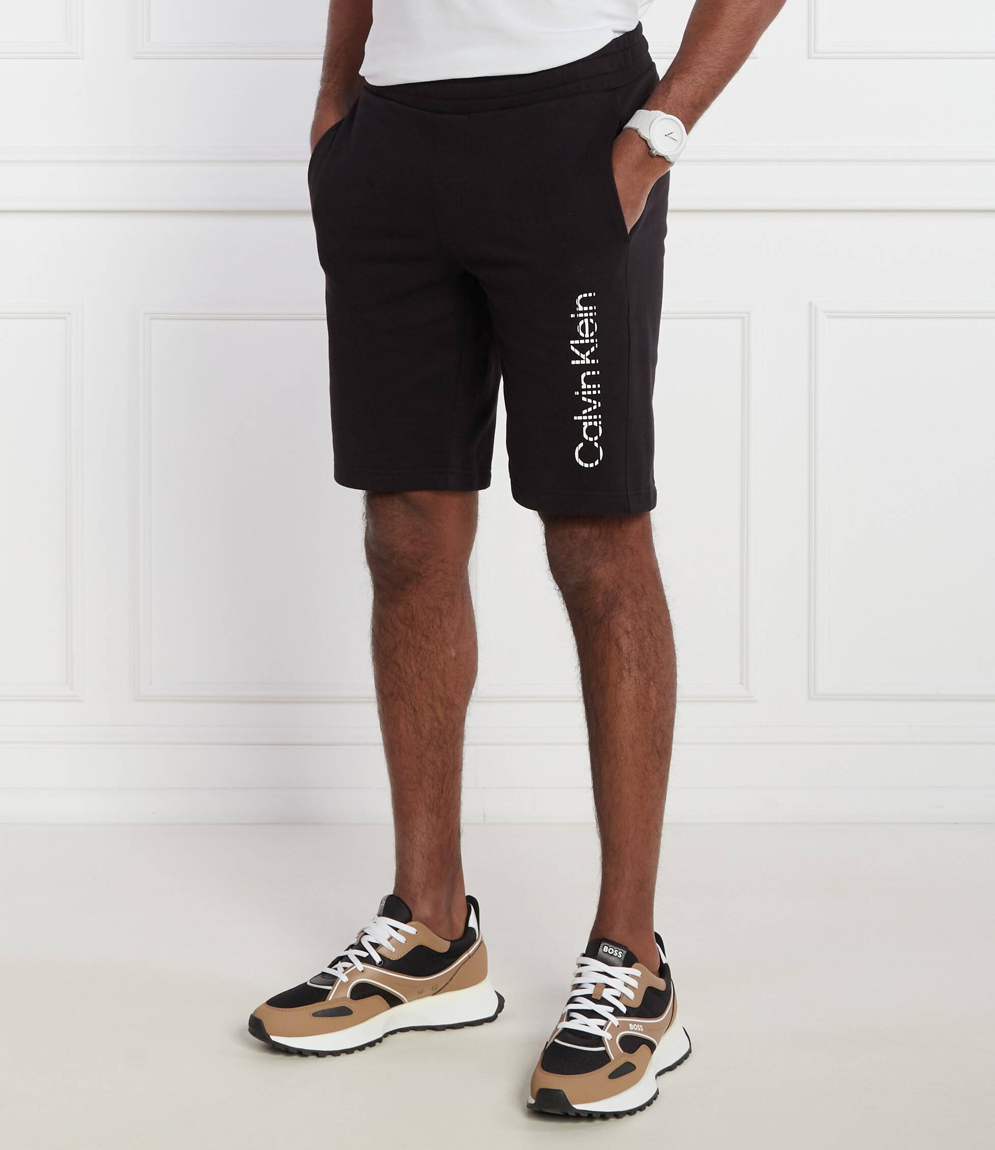 Shorts Calvin Klein | Regular Fit | color Black | Gomez.pl/en