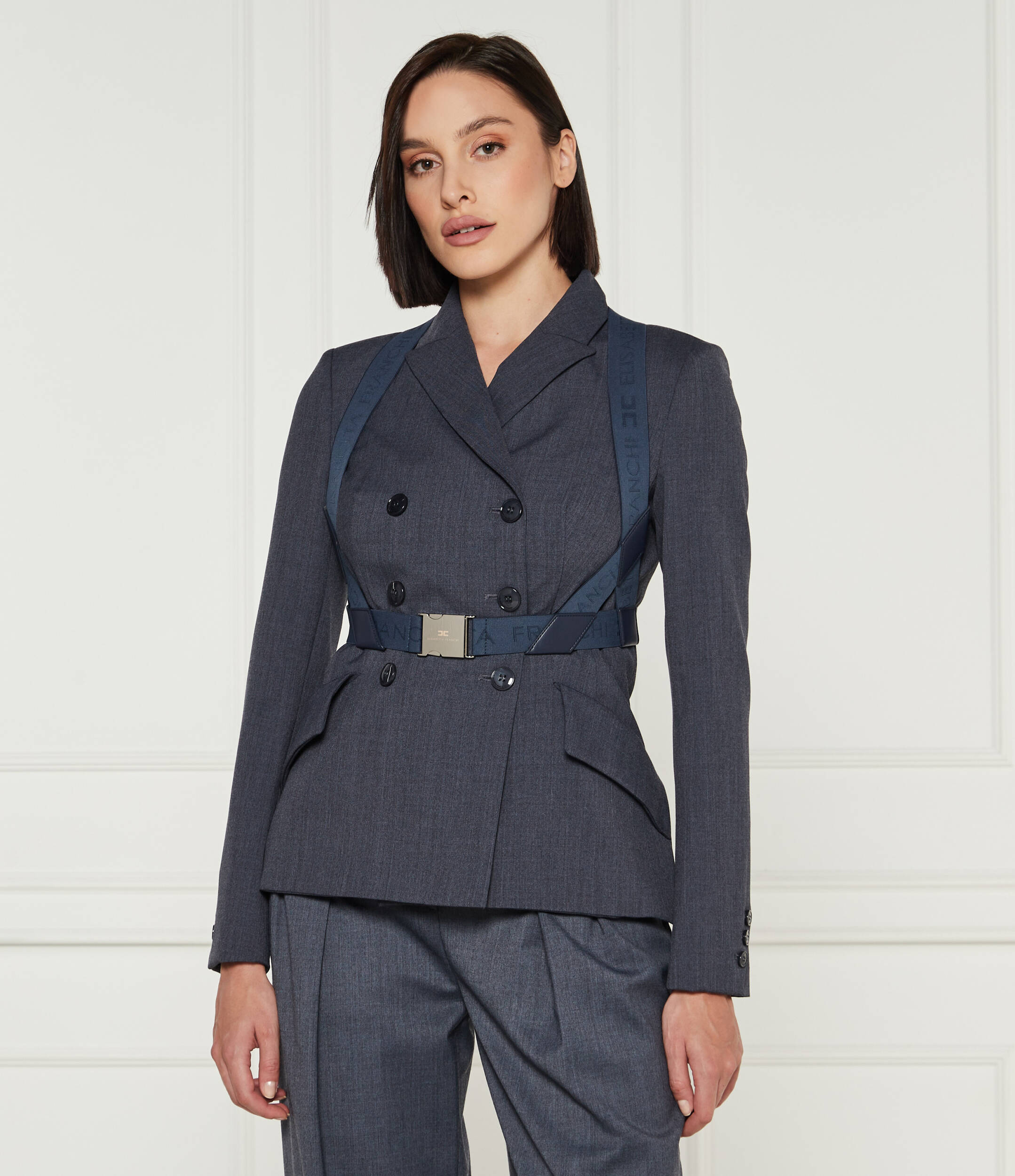 Jacket Elisabetta Franchi | Slim Fit with addition of wool