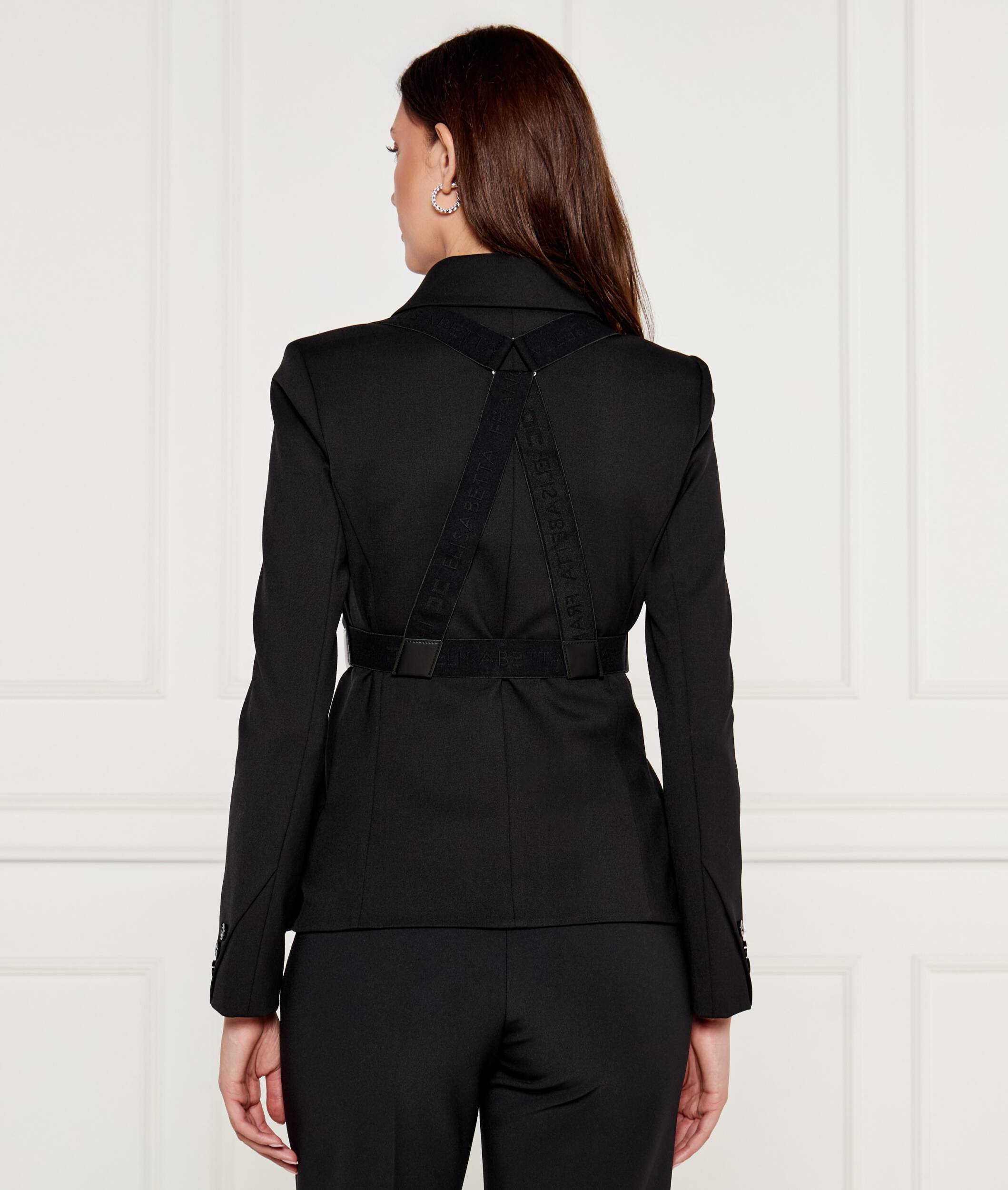 【★完売必至★】ELISABETTA FRANCHI ☆ ウールジャケット Jacket | Slim Fit | with addition of wool Elisabetta Franchi