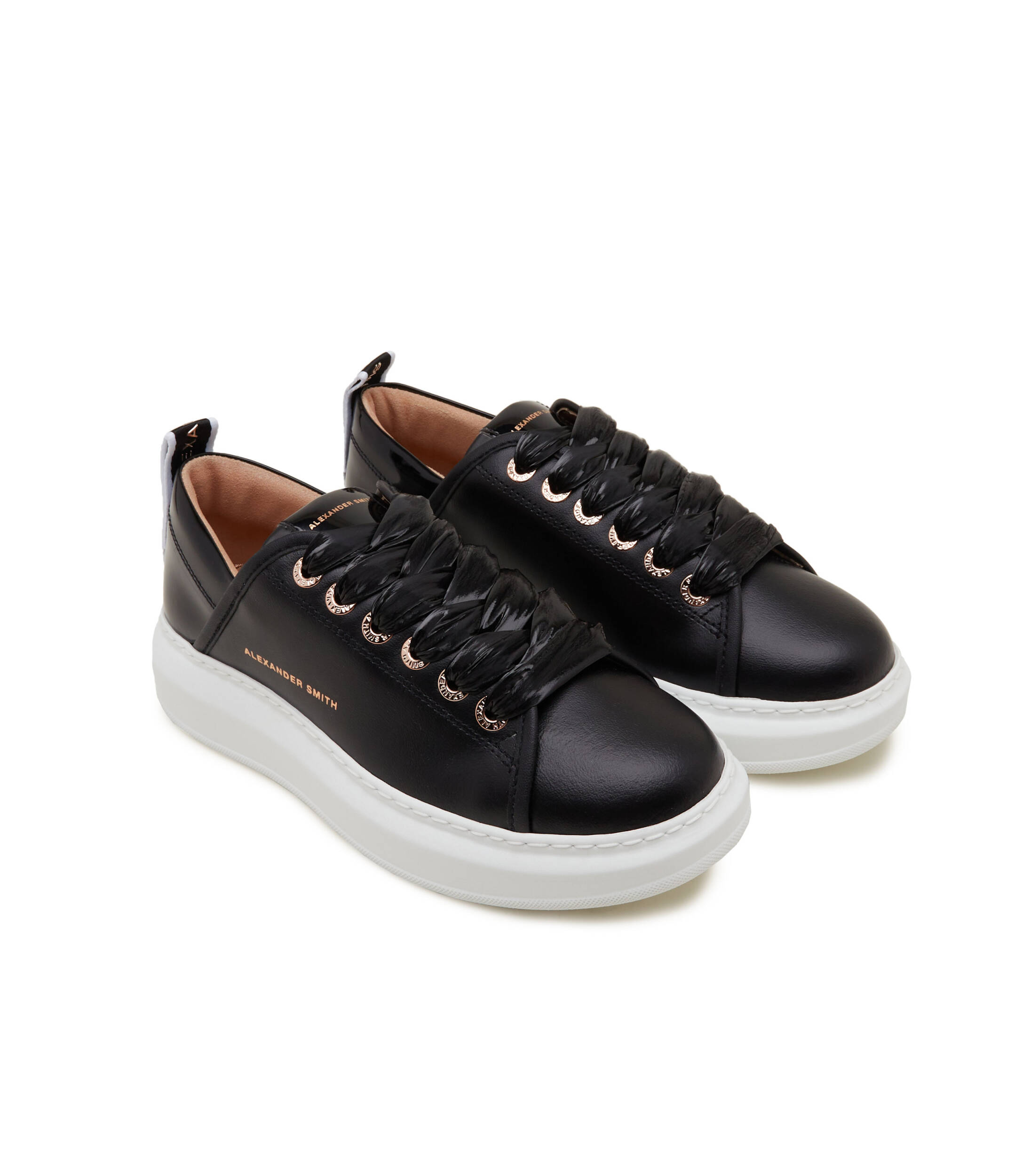 Leather sneakers WEMBLEY Alexander Smith | color Black