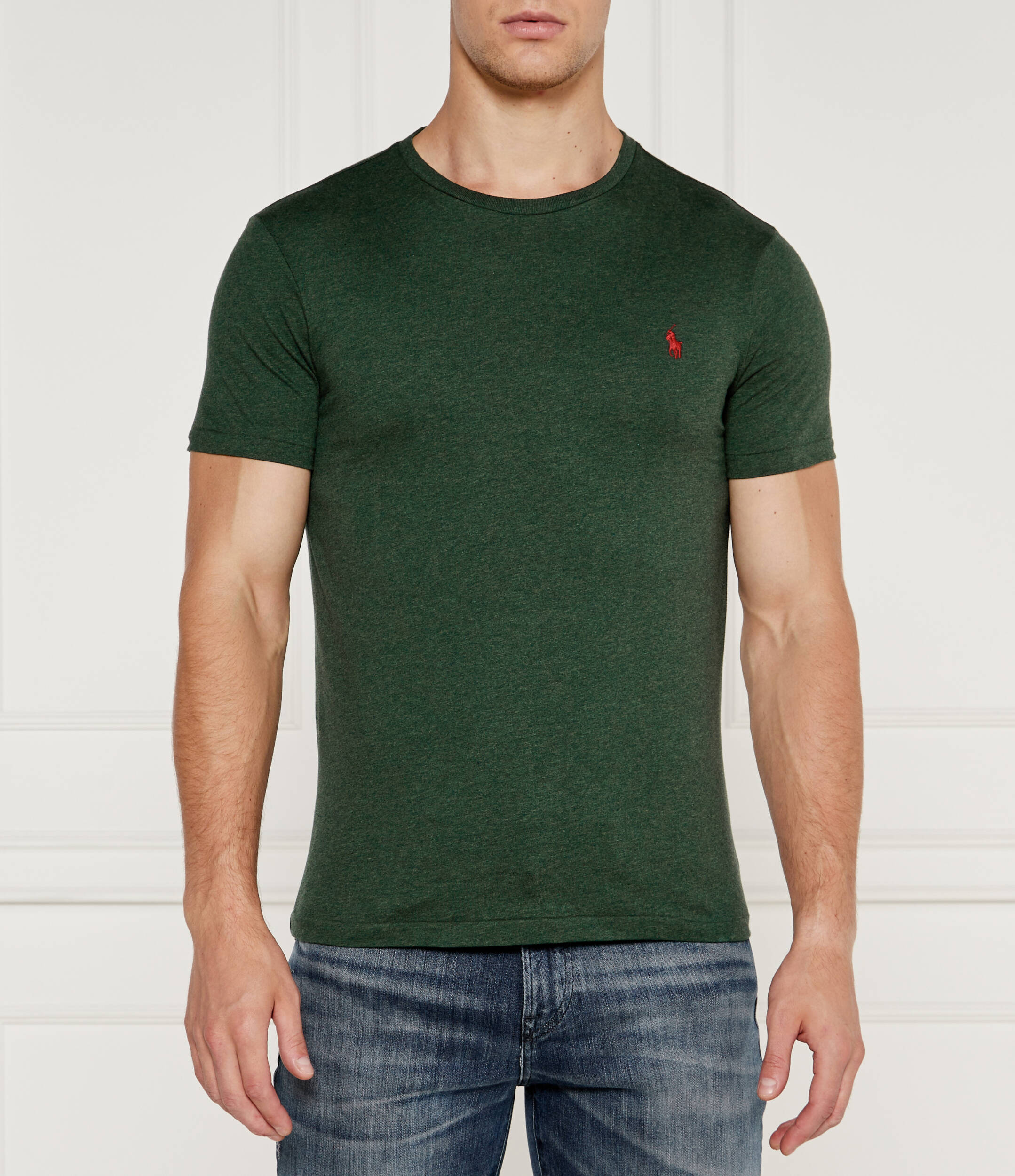 T-shirt POLO RALPH LAUREN | Slim Fit | color bottle green