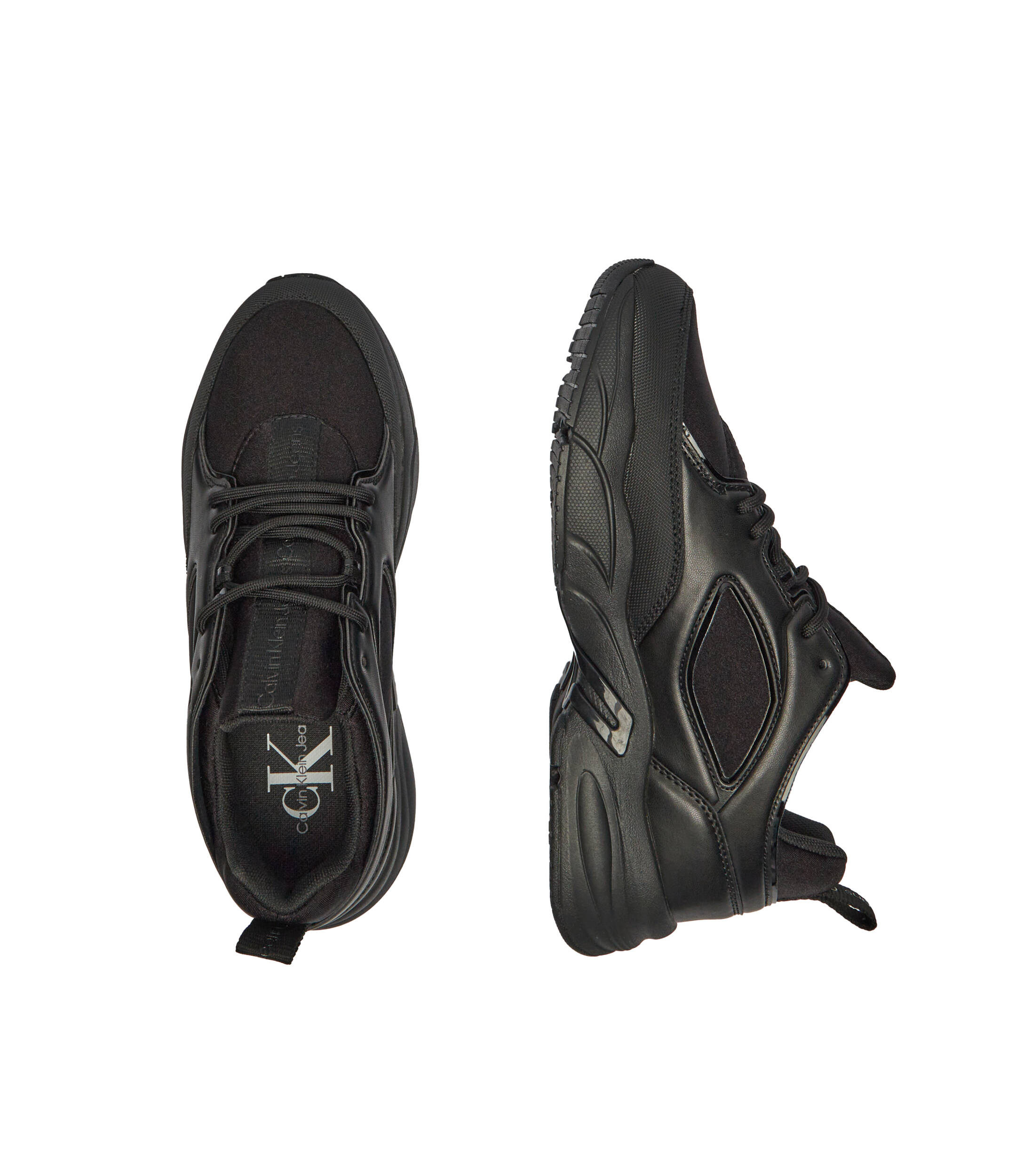 Sneakersy RETRO TENNIS Calvin Klein Jeans | kolor Czarny