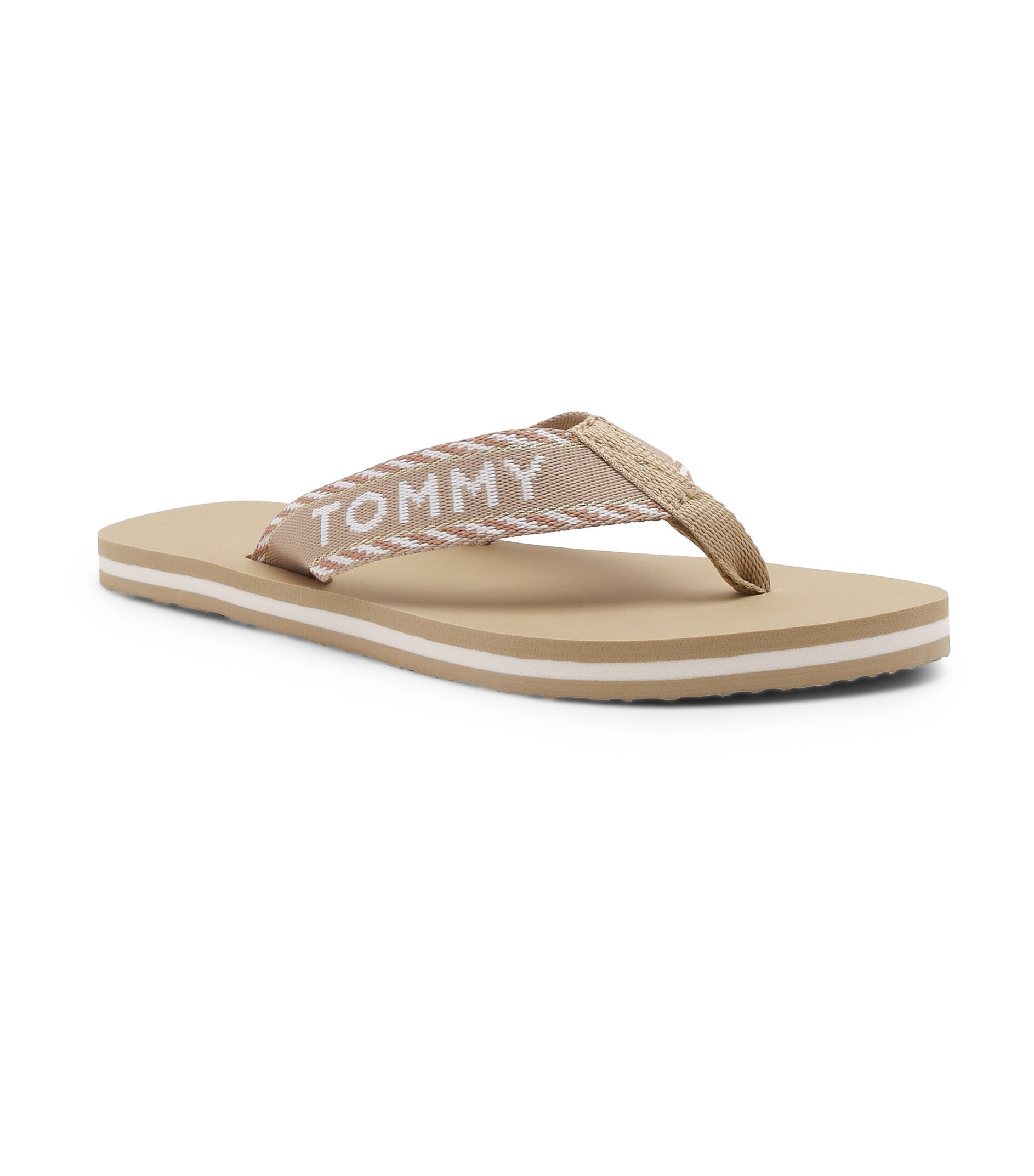 Flip-flops TOMMY WEBBING SANDAL Tommy Hilfiger | Beige | Gomez.pl/en