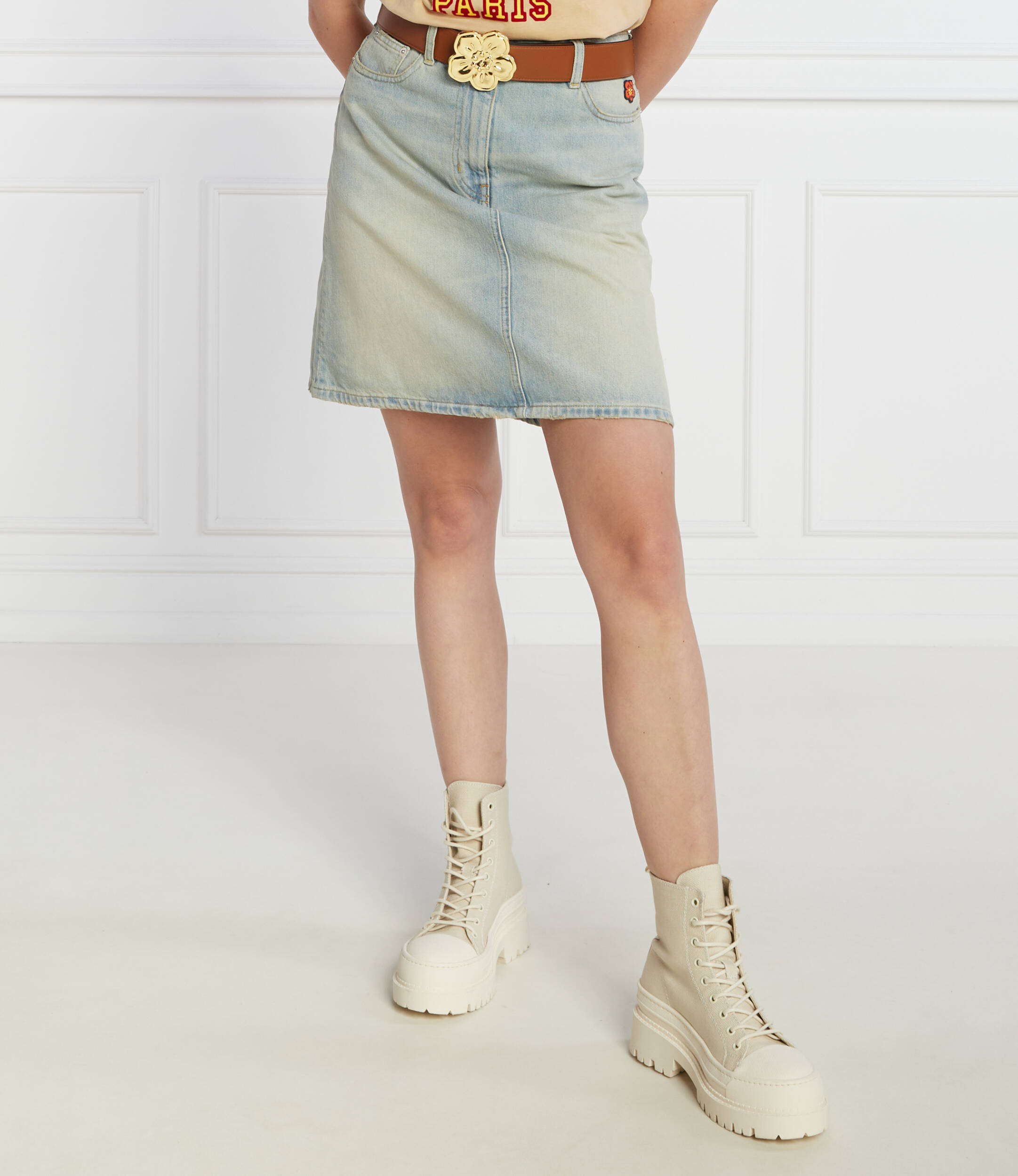 スカート KENZO Woman Skirt Blue FD62DJ2746B8 DS Skirt Kenzo | color Blue | Gomez.pl/en