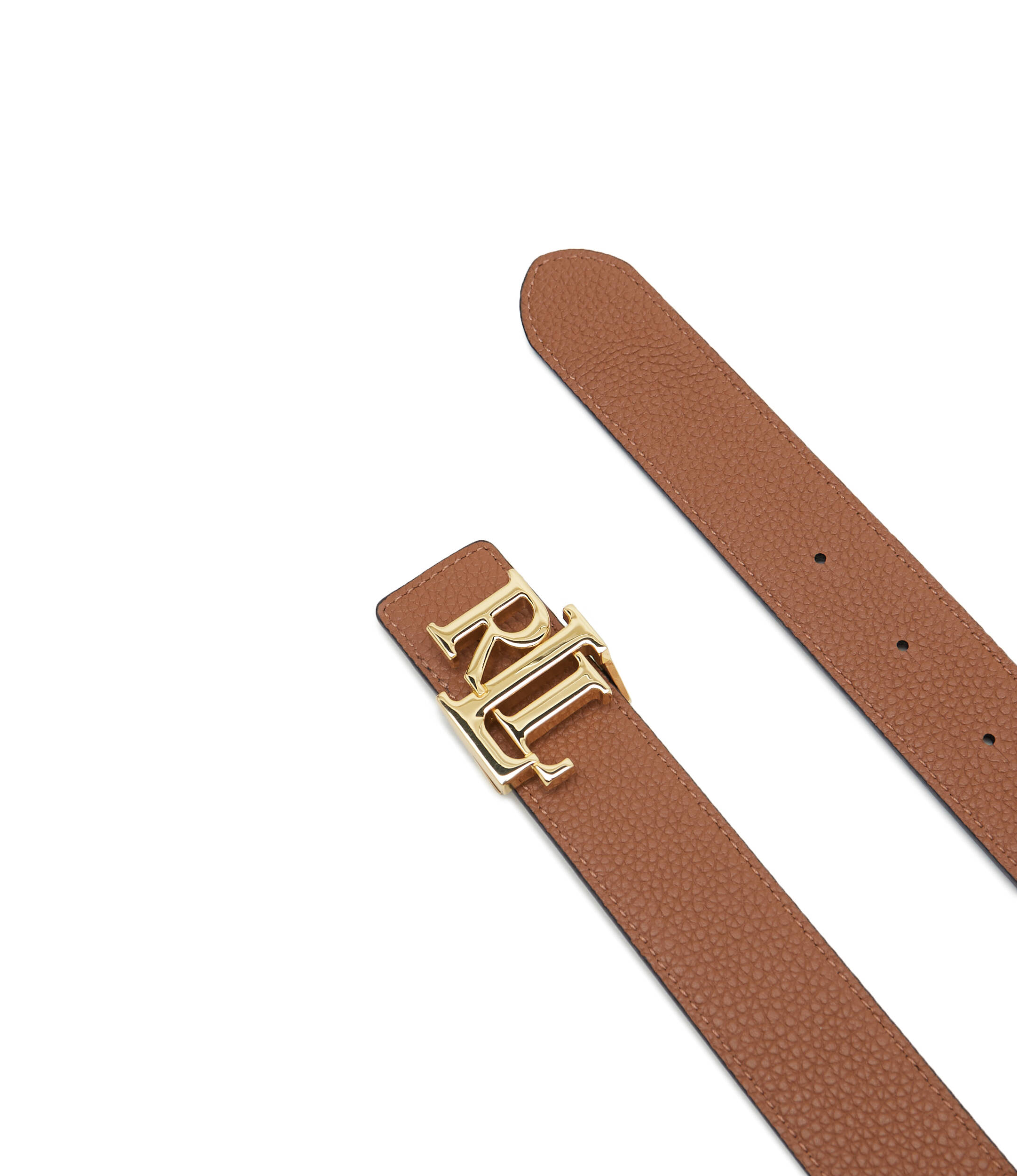 Leather reversible belt LAUREN RALPH LAUREN Black Gomez.pl en