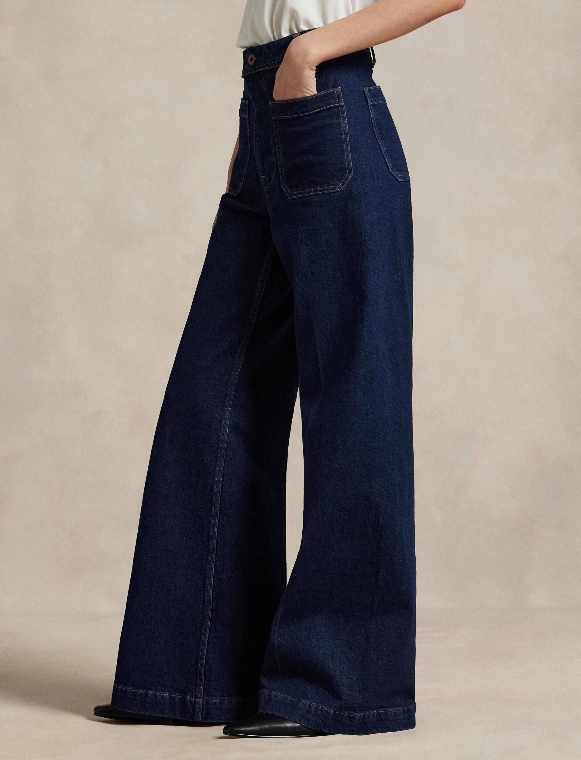 Jeans POLO RALPH LAUREN | flare fit high waist | color Navy blue