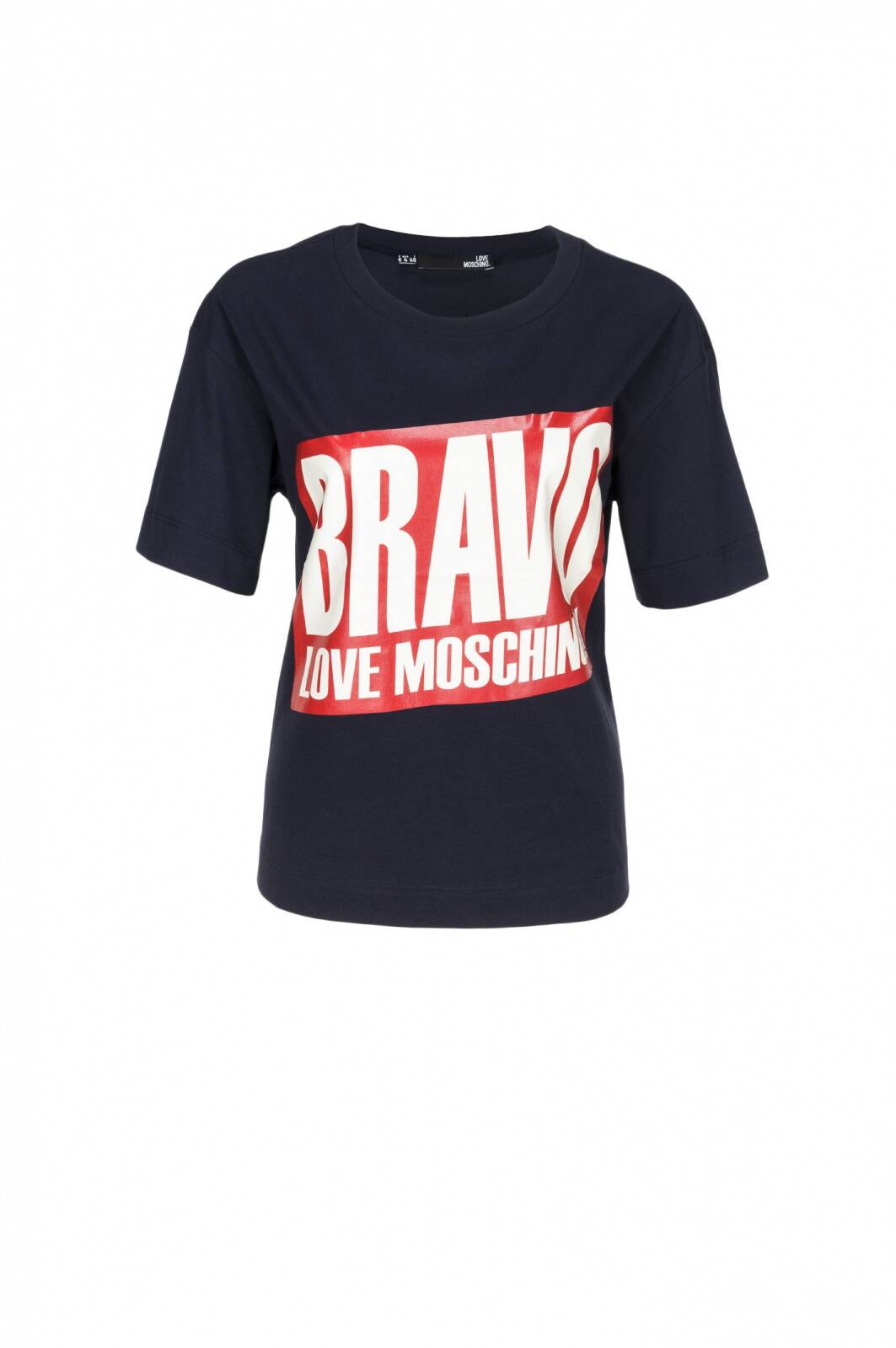 T-shirt Love Moschino | Navy blue | Gomez.pl/en