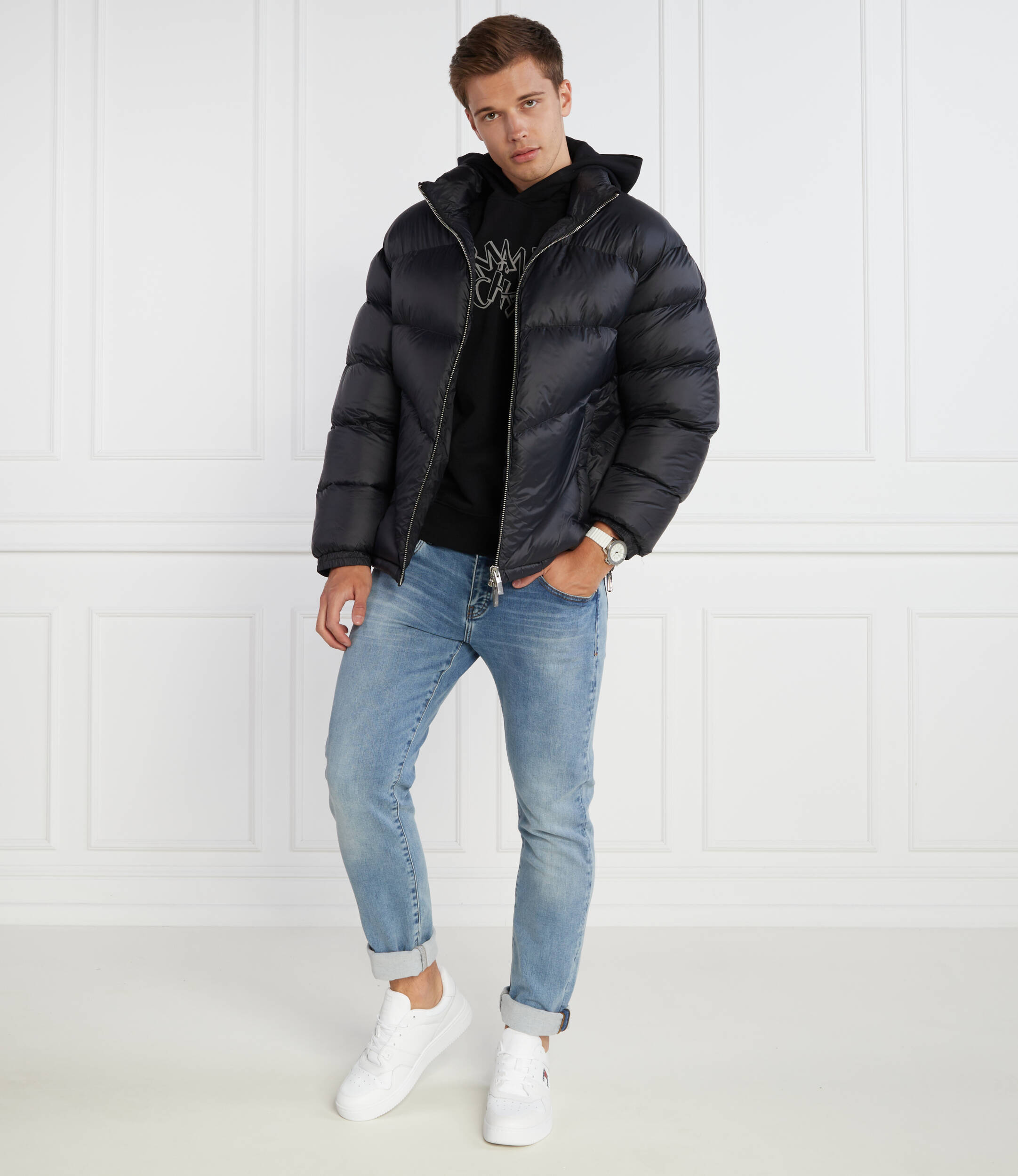 Down jacket Armani Exchange | Regular Fit | color Navy blue